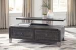 Todoe Dark Gray Coffee Table with Lift Top - Lara FurnitureCoffee Table