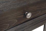 Todoe Dark Gray End Table with USB Ports & Outlets - Lara FurnitureEnd Table
