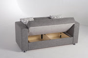 Tokyo 3 Seat Sleeper (Diego Gray) 1 Piece - Lara FurnitureSleeper Sofa