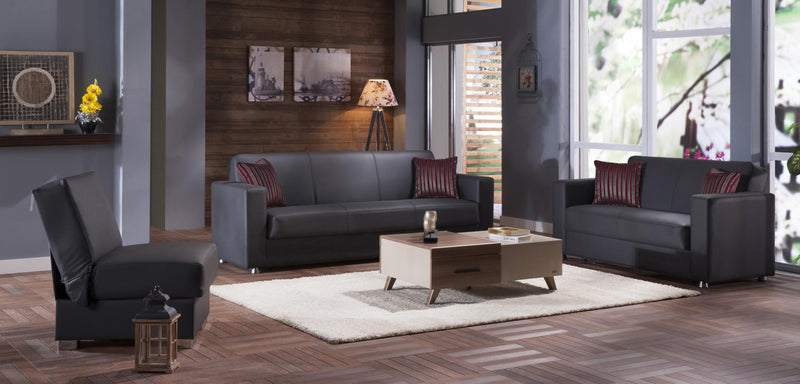 Tokyo 3 Seat Sleeper (Santa Glory Gray) 1 Piece - Lara FurnitureSleeper Sofa