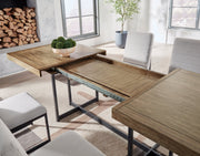 Tomtyn Dining Table and 8 Chairs in Light Brown - PKG020806