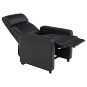 Toohey Upholstered Tufted Recliner Living Room Set Black - 600181-S4A