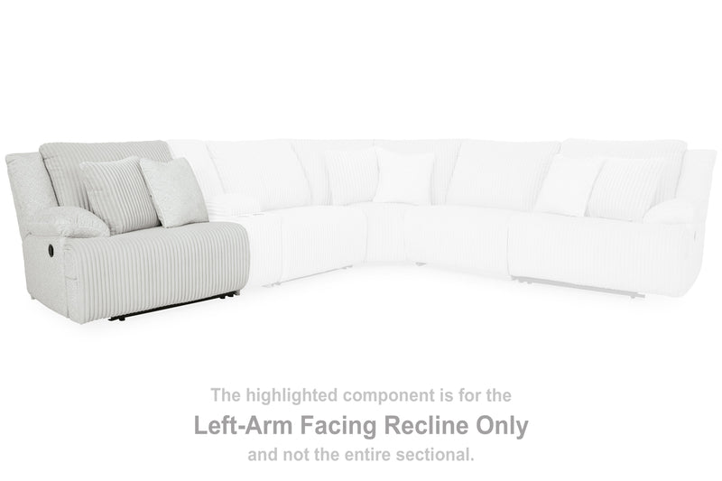 Top Tier Alloy Left-Arm Facing Recliner - 9270640