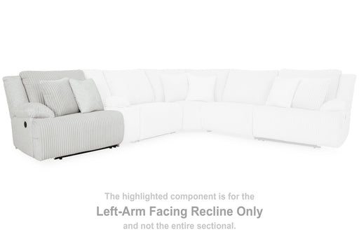 Top Tier Alloy Left-Arm Facing Recliner - 9270640