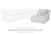 Top Tier Alloy Right-Arm Facing Press Back Chaise - 9270607