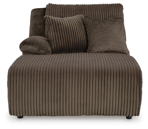 Top Tier Chocolate 3-Piece Reclining Sofa Chaise Sectional - 92705S11