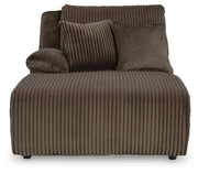 Top Tier Chocolate 4-Piece Reclining Sectional with Chaise - 92705S12