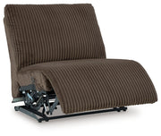 Top Tier Chocolate Armless Recliner - 9270519