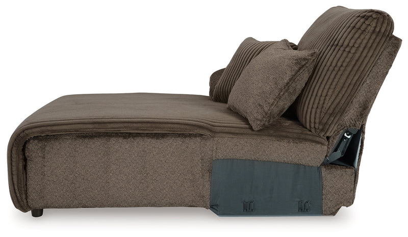 Top Tier Chocolate Left-Arm Facing Press Back Chaise - 9270505