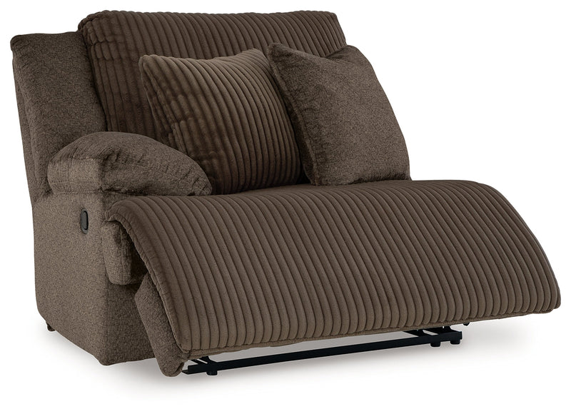 Top Tier Chocolate Left-Arm Facing Recliner - 9270540