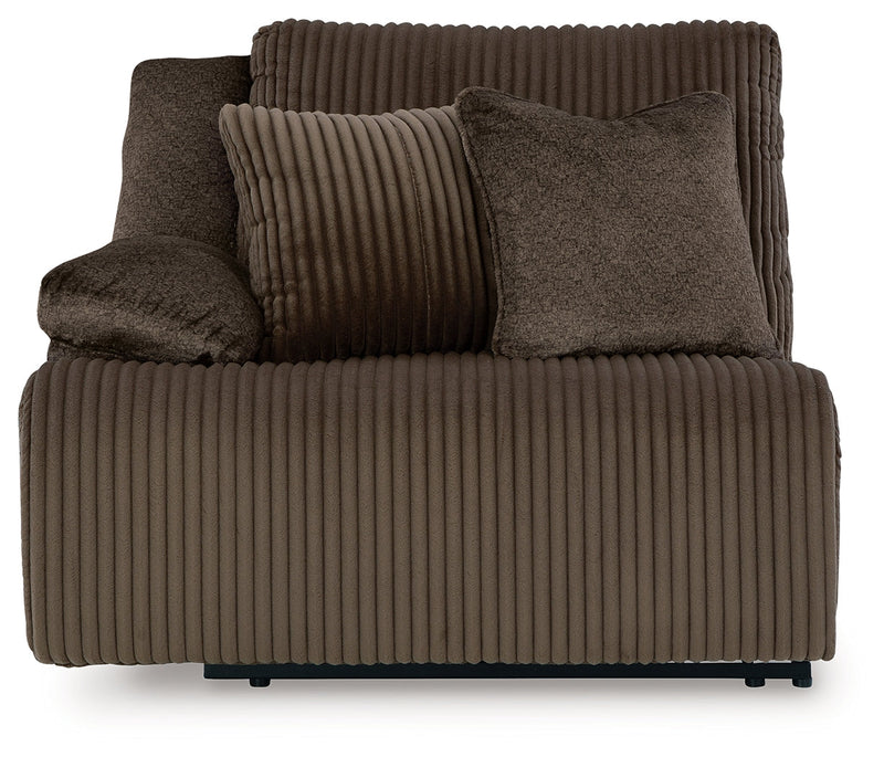 Top Tier Chocolate Left-Arm Facing Recliner - 9270540