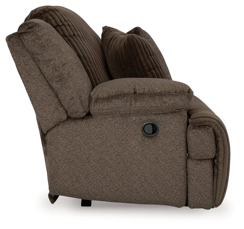 Top Tier Chocolate Left-Arm Facing Recliner - 9270540