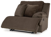 Top Tier Chocolate Right-Arm Facing Recliner - 9270541