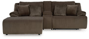 Top Tier Chocolate Sofa and Recliner from Ashley - Lara Furniture