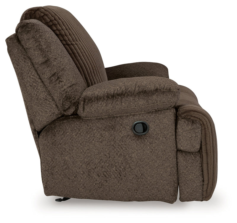 Top Tier Chocolate Sofa and Recliner from Ashley - Lara Furniture