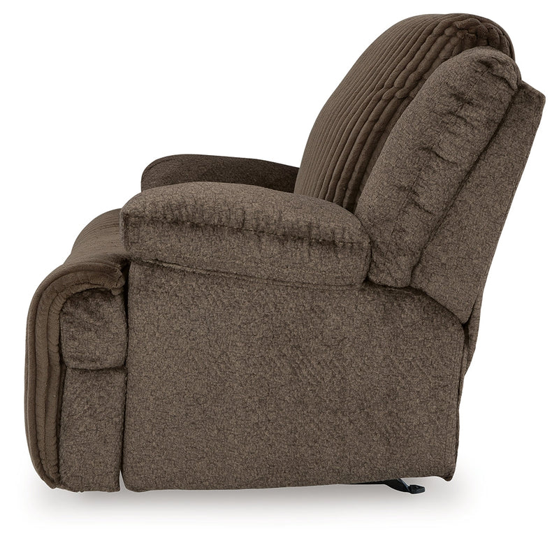 Top Tier Chocolate Sofa and Recliner from Ashley - Lara Furniture
