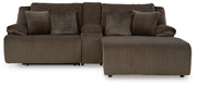 Top Tier Sofa and Recliner in Chocolate - Lara Furniture_Preset