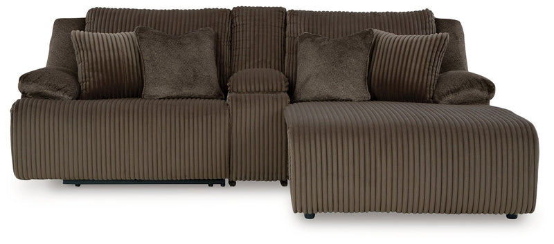 Top Tier Sofa and Recliner in Chocolate - Lara Furniture_Preset