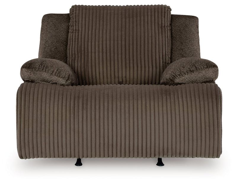 Top Tier Sofa and Recliner in Chocolate - Lara Furniture_Preset