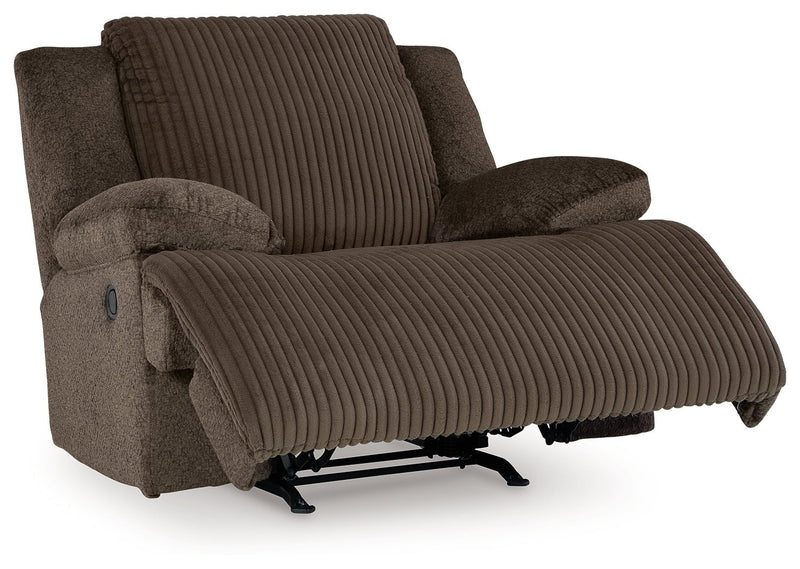 Top Tier Sofa and Recliner in Chocolate - Lara Furniture_Preset