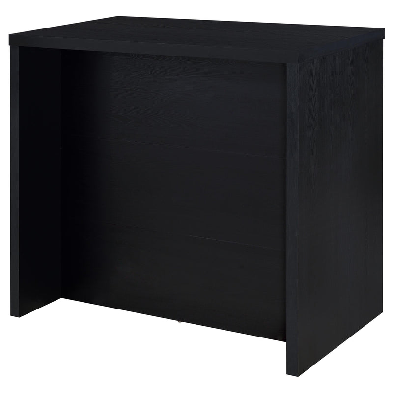 Topanga Engineered Wood Freestanding Home Bar Black - 182784