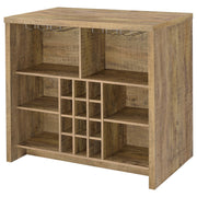Topanga Engineered Wood Freestanding Home Bar Mango - 182785