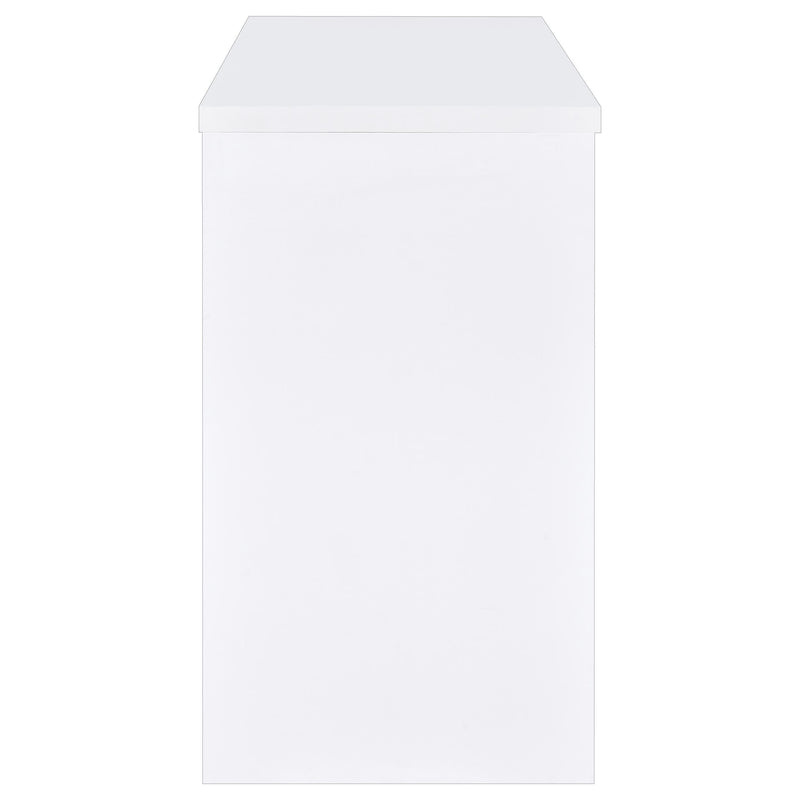 Topanga Engineered Wood Freestanding Home Bar White - 182786