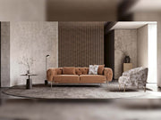 Tori Stationary 4 Seat Sofa in Brown - 200-ELI-TOR-T-885-4