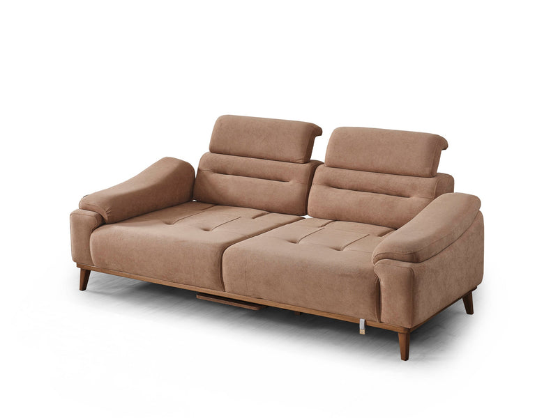 Torino 3-pieces (Relax Sofa & Relax Loveseat & Chair) Livingroom in Beige - Brown - 200-ELIF-TOR-A248-3R2R1