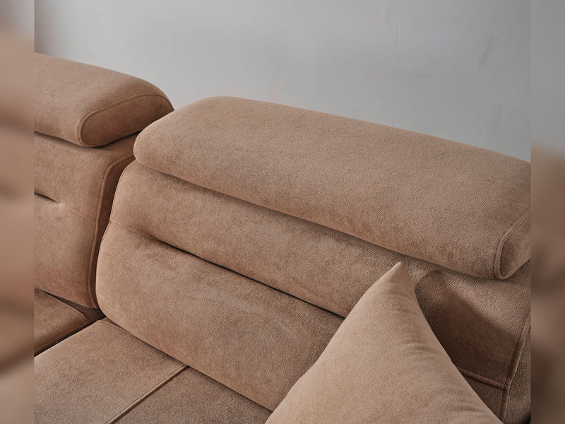 Torino 3-pieces (Relax Sofa & Relax Loveseat & Chair) Livingroom in Beige - Brown - 200-ELIF-TOR-A248-3R2R1