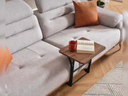 Torino 3-pieces (Relax Sofa & Relax Loveseat & Chair) Livingroom in Beige - Brown - 200-ELIF-TOR-A248-3R2R1