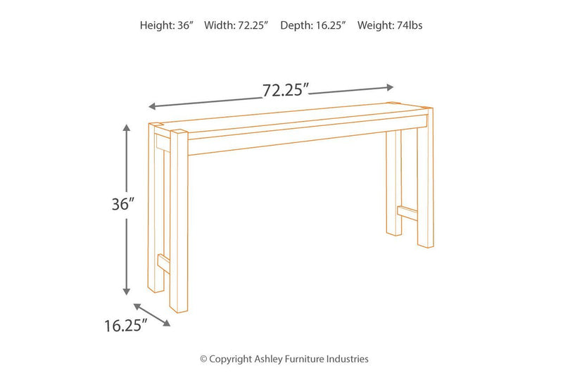 Torjin Brown/Gray Counter Height Dining Table - Gate FurnitureCounter Height Table