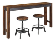 Torjin Brown/Gray Counter Height Set - Lara FurnitureCounter Height Set