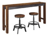 Torjin Brown/Gray Counter Height Set - Gate FurnitureCounter Height Set