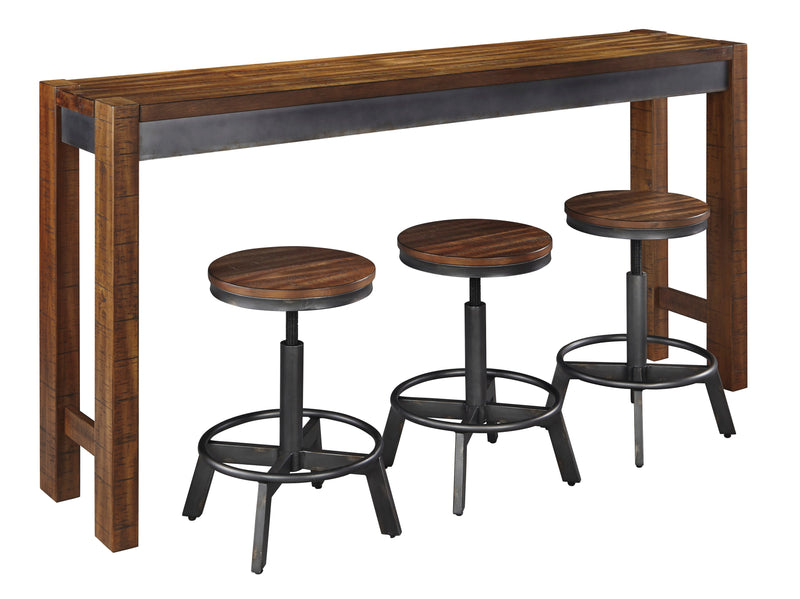 Torjin Brown/Gray Counter Height Set - Lara FurnitureCounter Height Set