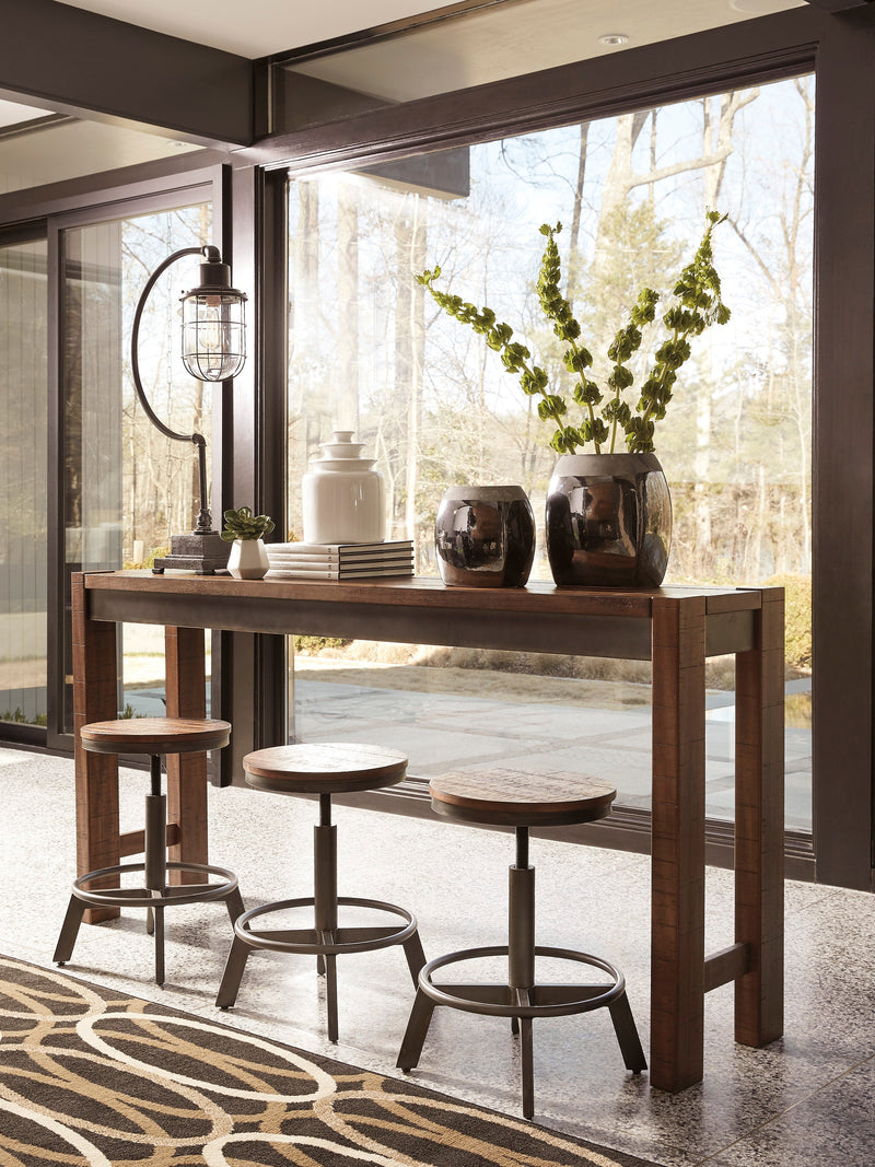 Torjin Brown/Gray Counter Height Set - Lara FurnitureCounter Height Set
