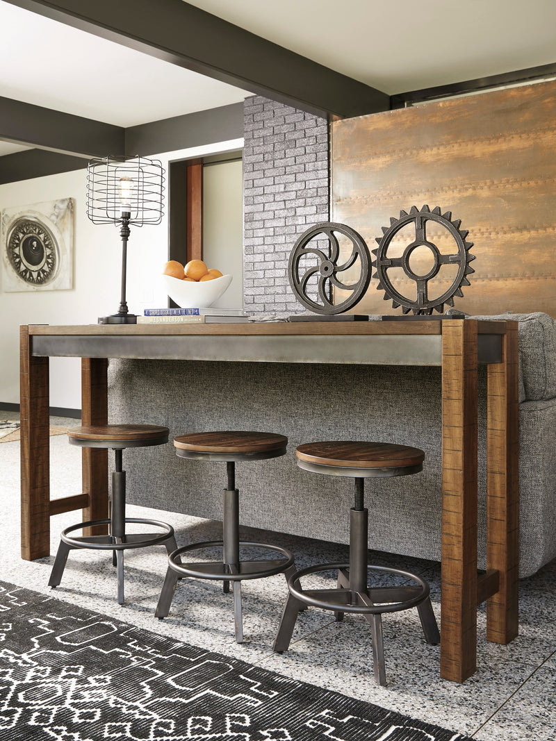 Torjin Brown/Gray Counter Height Set - Lara FurnitureCounter Height Set