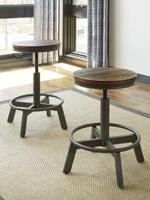 Torjin Brown/Gray Counter Height Stool (Set of 2) - Lara FurnitureBarstool