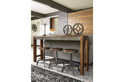 Torjin Brown/Gray Counter Height Stool (Set of 2) - Lara FurnitureBarstool