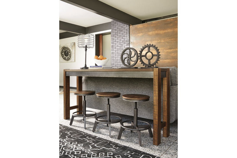 Torjin Brown/Gray Counter Height Stool (Set of 2) - Lara FurnitureBarstool