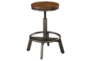Torjin Brown/Gray Counter Height Stool (Set of 2) - Lara FurnitureBarstool