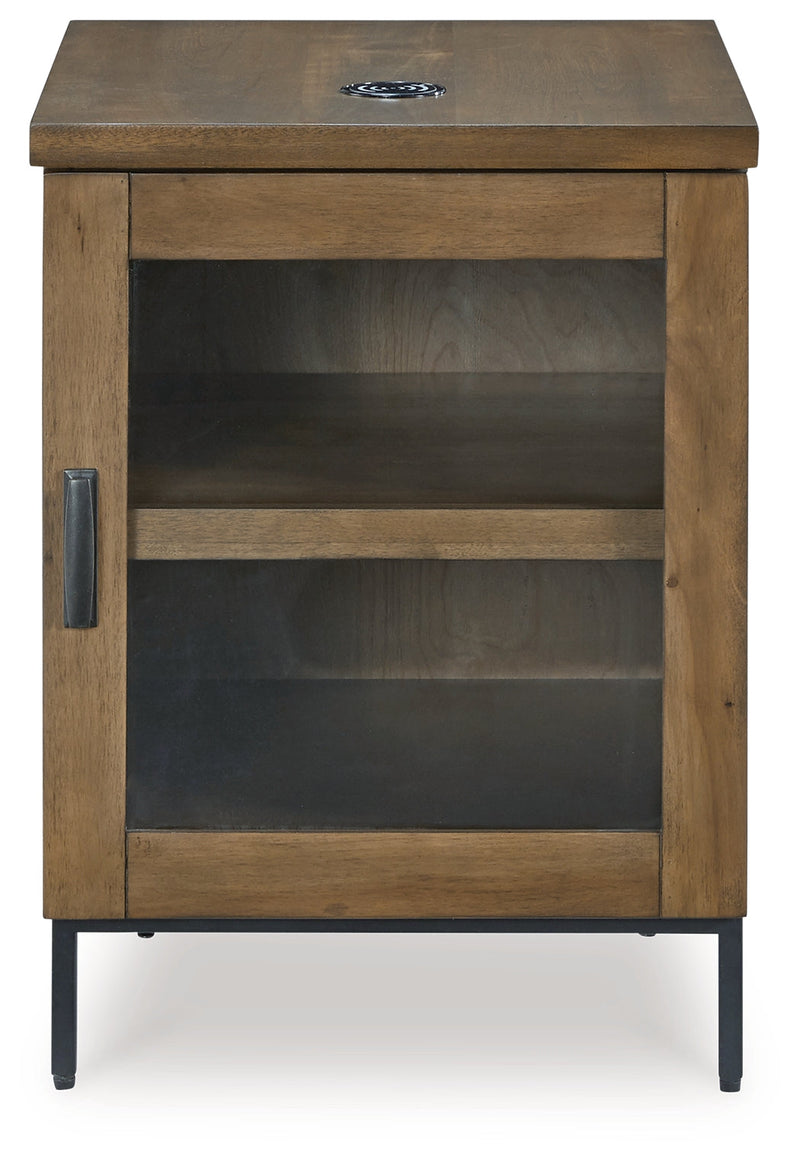 Torlanta Brown Chairside End Table - T686-7