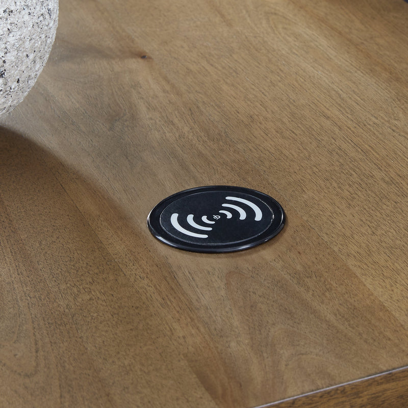 Torlanta Brown Chairside End Table - T686-7
