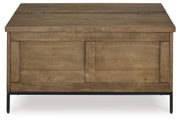 Torlanta Brown Lift-Top Coffee Table - T686-9