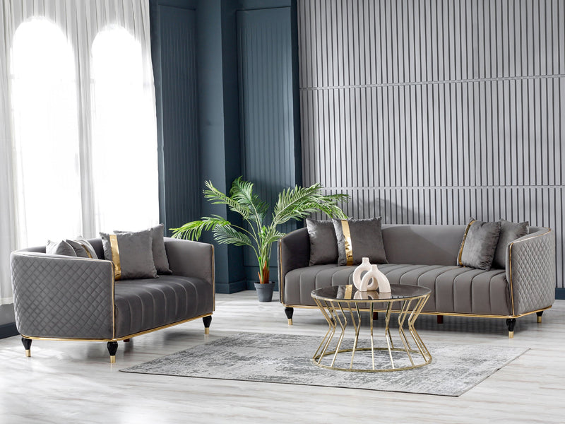 Toronto 70" Wide Square Arm Loveseat - Loveseat