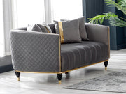 Toronto 70" Wide Square Arm Loveseat - Loveseat