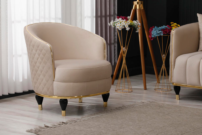 Toronto Chair Cream in Cream - 101-TOR-S0231-B