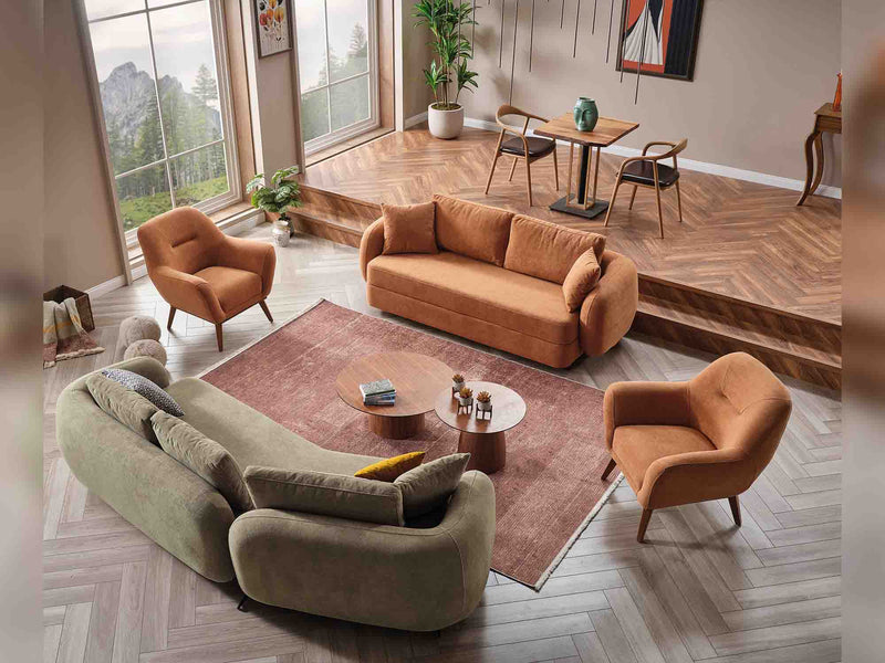 Toscana Chair Orange in Orange - 101-TOS-P907-B