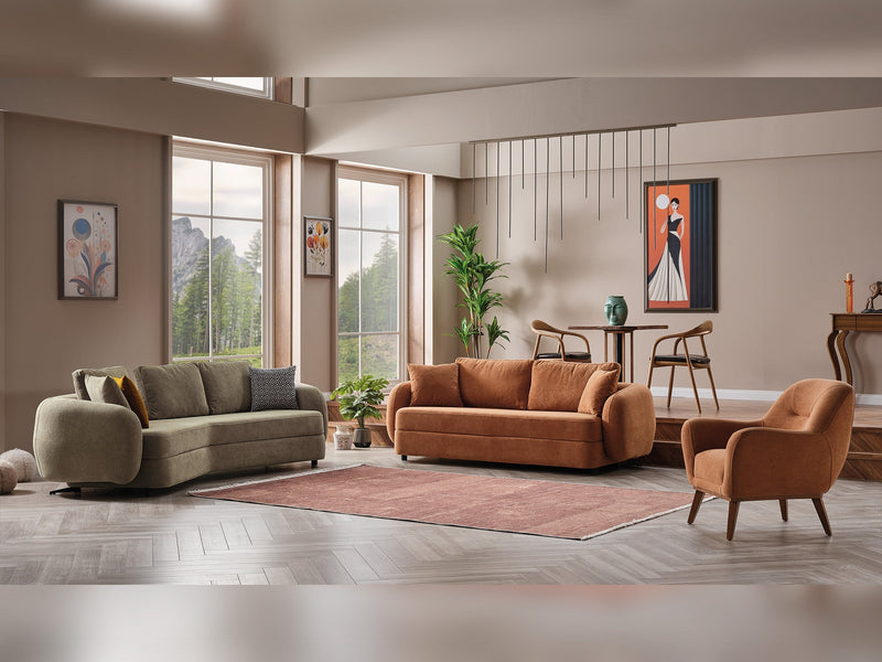 Toscana Chair Orange in Orange - 101-TOS-P907-B