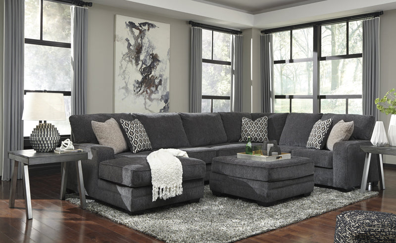 Tracling Slate LAF Sectional - Lara FurnitureSectional
